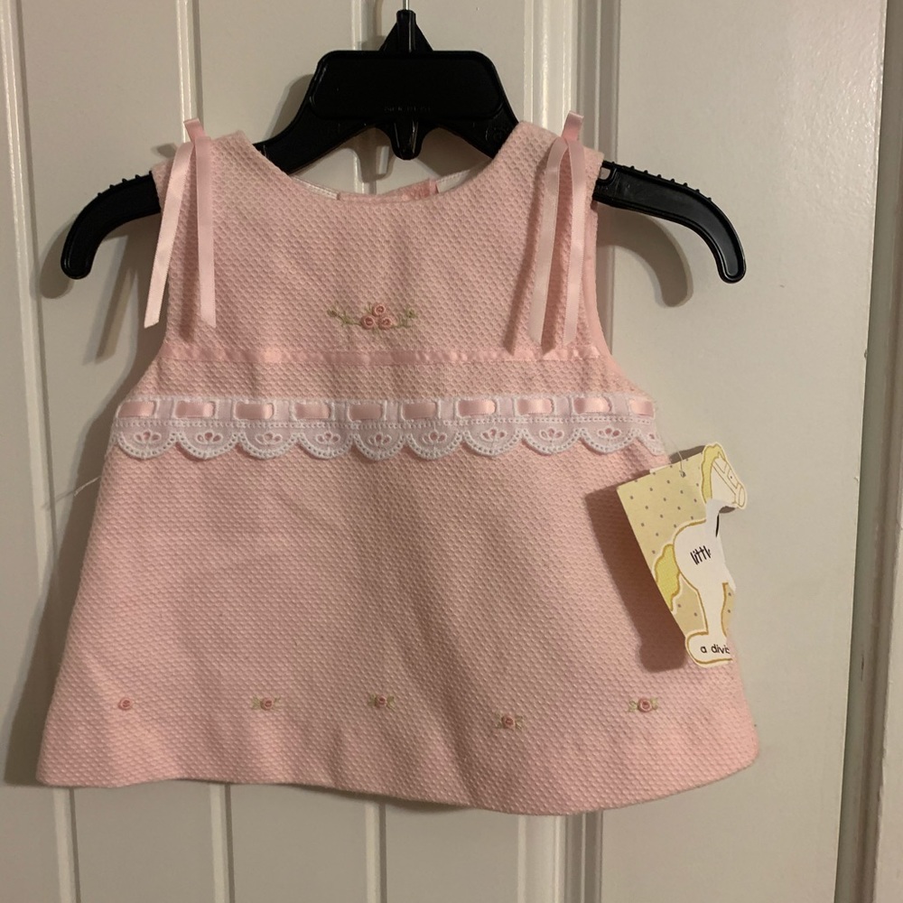 BNWT Little Bitty Pink Top 6-9M